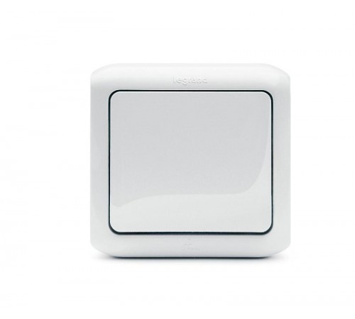 Quteo Белый Переключатель 1-клавишный IP44 10А  782304  Legrand