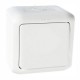 Quteo Белый Переключатель 1-клавишный IP44 10А  782304  Legrand