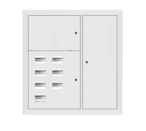 Щит этажный 7 кв. RAL9003 (1000х950х150)  mb28-v-7-r9003  EKF