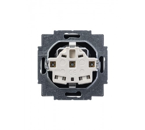 Розетка SCHUKO 16А 250В с защитными шторками, серия solo/future, цвет чёрный бархат  2013-0-5333   2CKA002013A5333  ABB