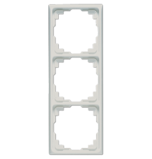 Рамка для инсталляции в кабельных каналах, 3-кратная; светло-серая  CD583KLG  Jung