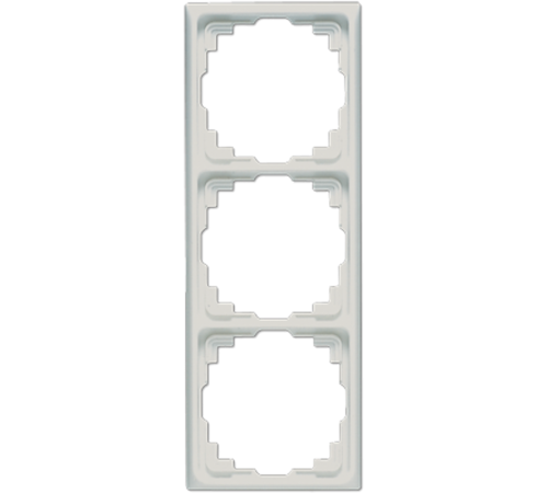 Рамка для инсталляции в кабельных каналах, 3-кратная; светло-серая  CD583KLG  Jung