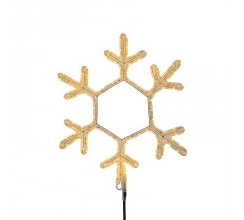 Фигура "Снежинка", цвет ТЕПЛЫЙ БЕЛЫЙ, размер  30х28см  501-210  NEON-NIGHT