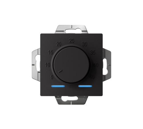 AtlasDesign Карбон Термостат тепл. пола, 10 A, механизм, Карбон  ATN001035  SE