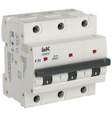Автоматический выключатель трехполюсный M10H 3P K 80А ARMAT  AR-M10H-3-K080  IEK