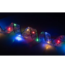 Светодиодная новогодняя гирлянда  ENIN-30M нить Лента декоративная мультиколор 3 м 60 microled IP20  Б0060424  ЭРА