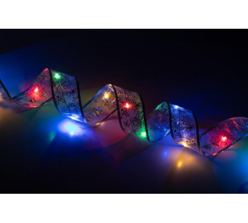 Светодиодная новогодняя гирлянда  ENIN-30M нить Лента декоративная мультиколор 3 м 60 microled IP20  Б0060424  ЭРА