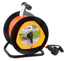 Удлинитель силовой ЭРА RPx-1e-3x1.5-30m на п. катушке c/з 30м 1 гн ПВС 3х1.5  Б0046838  ЭРА