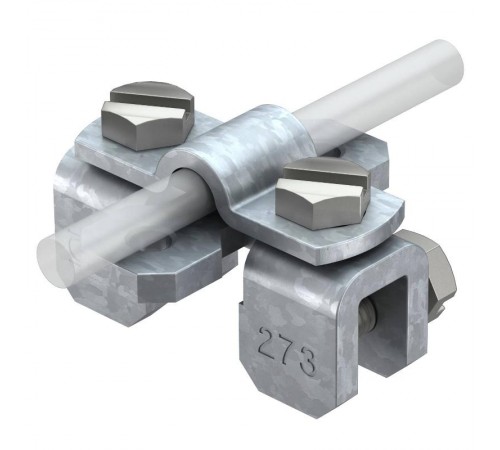 Зажим для прутка фальцевый (273 8-10)  5317223  OBO Bettermann