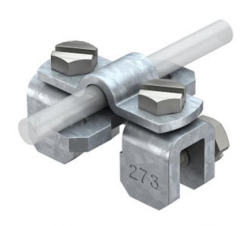 Зажим для прутка фальцевый (273 8-10)  5317223  OBO Bettermann