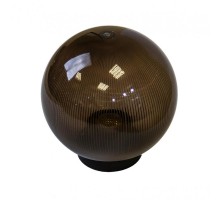 Светильник садово-парковый НТУ 02-100-305 без опоры, шар дымчатый призма D=300 mm  Б0048072  ЭРА