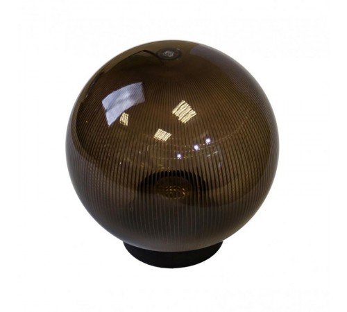 Светильник садово-парковый НТУ 02-100-305 без опоры, шар дымчатый призма D=300 mm  Б0048072  ЭРА