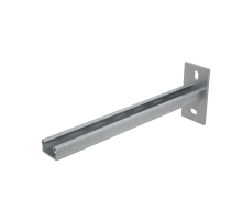 Cтрат-консоль одиночная усиленная 41х21 L150 s:2,5 мм  KSSU21-150  КМ-профиль