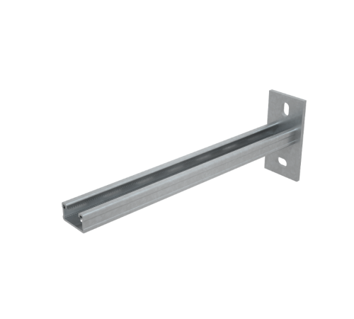 Cтрат-консоль одиночная усиленная 41х21 L650 s:2,5 мм  KSSU21-650  КМ-профиль