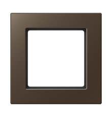 Рамка для вертикальной и горизонтальной установки, 1 пост; дюропласт; мокко; A CREATION  AC581MO  Jung