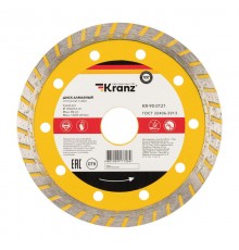 Диск алмазный отрезной Turbo 125x22.2 мм  KR-90-0121  Kranz