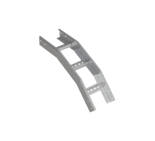 Угол лестничный вертикальный внешний 45 гр. 80х100х1,5 мм R600 INOX304 N  LVL45-80-100-1.5-R600 INOX304 N  КМ-профиль