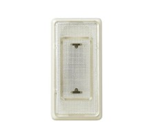 Simon 27 Индикатор системы "ждите-входите", прозрачный рассеиватель, узкий модуль, S27, слоновая кость  27808-31  Simon