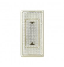 Simon 27 Индикатор системы "ждите-входите", прозрачный рассеиватель, узкий модуль, S27, слоновая кость  27808-31  Simon