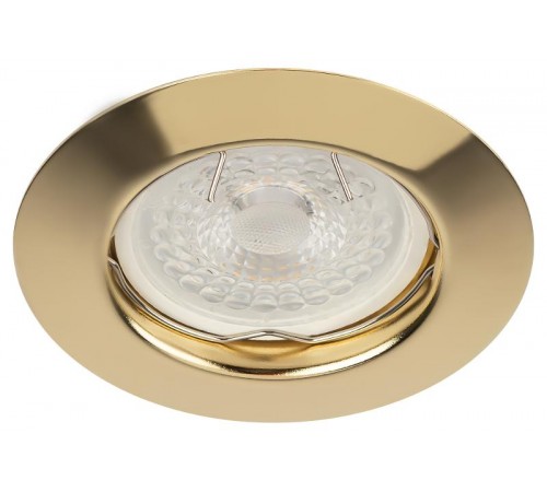 Светильник точечный встраиваемый под лампу ST3 50Вт MR16 золото штампованный  C0043802  ЭРА
