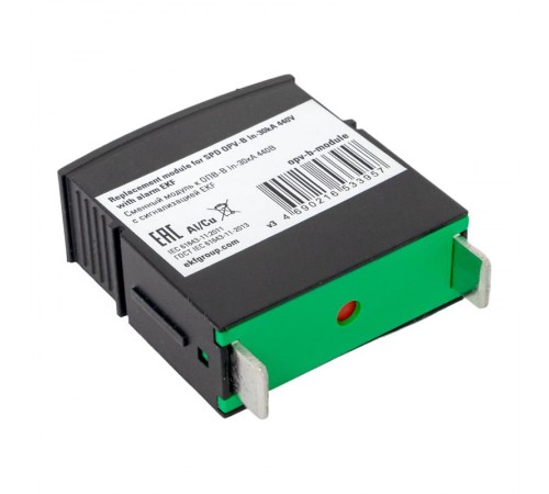 Сменный модуль к ОПВ-B In-30кА 440В с сигнализацией  opv-b-module EKF