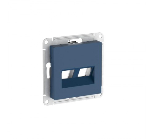 AtlasDesign Аквамарин Накладка двойная для информационных функций типа Keystone  ATN001190  SE