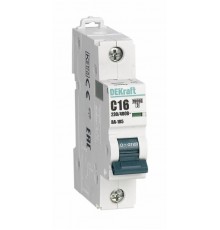 Выключатель автоматический  однополюсный ВА-105 20А D 10кА  13202DEK  DEKraft