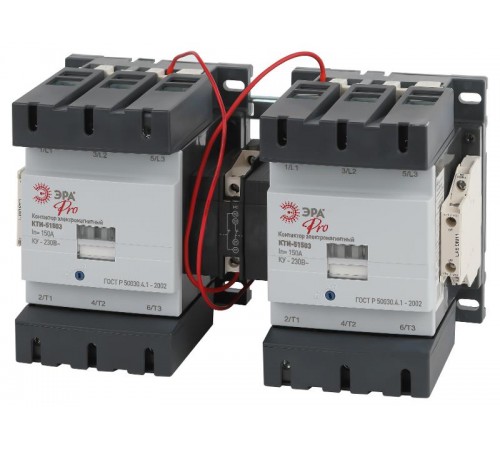 Контактор КТИ-51503 реверсивный PRO KKT53-150-230-10-E 150А 230В/АС3  Б0054935  ЭРА