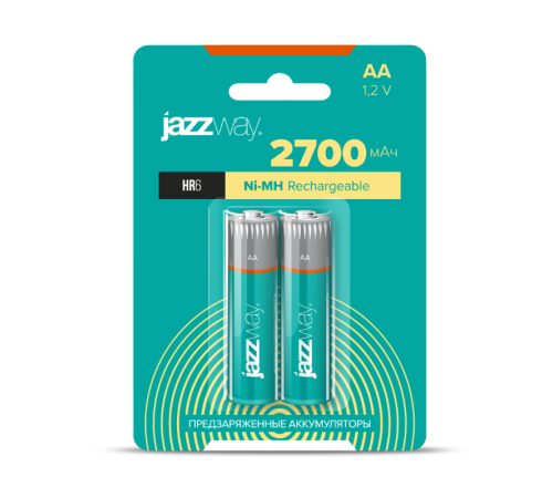 Элемент питания аккумуляторный AA 2700мАч предзаряженные BL-2  .5007840  JAZZway