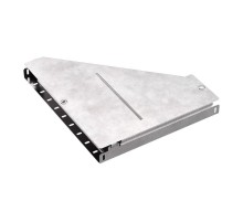 Переходник правый с крышкой Стандарт 500х150х50   PR16.0718  Промрукав