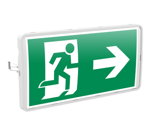 Указатель аварийный светодиодный Resist серии Advanced 5Вт 3ч IP65 накладной непостоянный  V1-EM-00432-01A01-6500365  VARTON