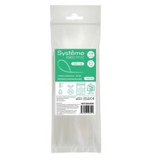 Стяжка кабельная 200х4.8 Белая (100шт)  IMT20048W  SE