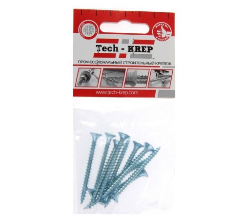 Саморез ШУц 4,5х50 пот. гол. (10 шт) - пакет ( 0,036 кг)  102441  Tech-KREP