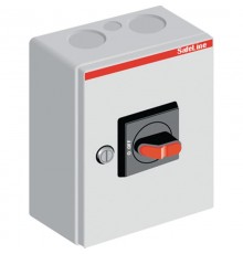 Рубильник в боксе OTL25B6M до 25A 6-полюсный, перфорация 4х25.5+ 2x16.5  1SCA022562R2820  ABB