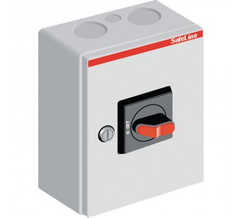 Рубильник в боксе OTL45B4M до 63А 4-полюсный, перфорация 4хМ32+2 хМ16  1SCA022562R4950  ABB