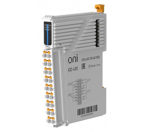 IOD 430 Модуль аналогового ввода 4 темп-х сигнала  IOD-430-TB-04T000  ONI