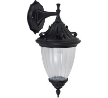 Светильник садово-парковый PL581 на стену вниз 60W 230V E27, черный  41164  Feron