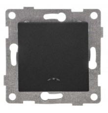 Ugra Выключатель 1кл. (инд), СУ , 10А, 250В, графит  С11В18-010  GUSI Electric