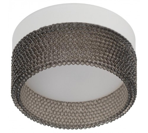 Cветильник встраиваемый под лампу GX53 DK97 WH/BK белый черный  Б0057457  ЭРА