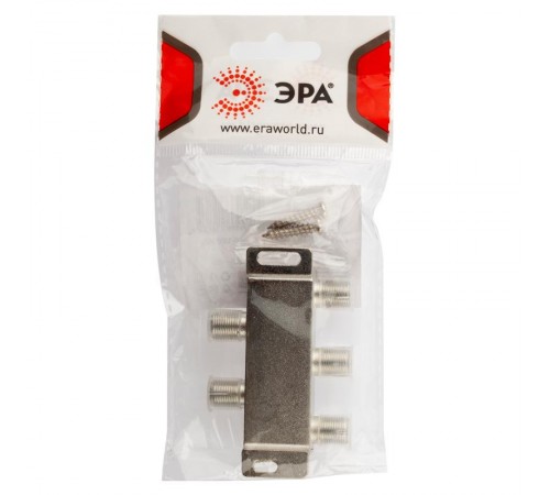 Делитель ТВ   D-F-03 4 ответвления под F разъём 5-1000 МГц  Б0048319  ЭРА