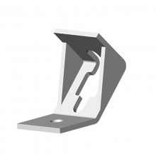 Угол 45 град. для оттяжки шпильки, толщ. 4,0 мм, гальван. цинк, 868130  УШ45-4,0-ЭЦ   Ostec