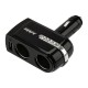 Разветвитель автоприкуривателя 2 гнезда 1хUSB (5 V 1000 mA)  16-0238  REXANT