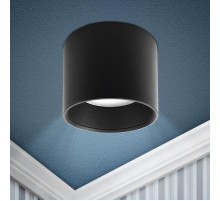 Светильник накладной подсветка OL8 GX53 BK под лампу Gx53, алюминий, цвет черный (40/800)  Б0048538  ЭРА