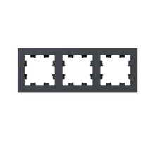 3 - местная рамка, графит, пластик Эпика  UP1-FPG-03 EKF