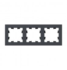 3 - местная рамка, графит, пластик Эпика  UP1-FPG-03 EKF