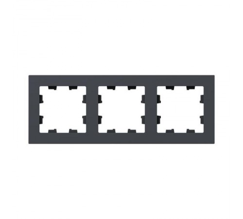 3 - местная рамка, графит, пластик Эпика  UP1-FPG-03 EKF