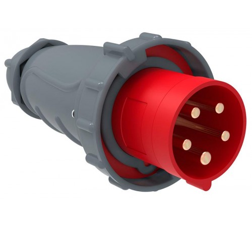 Вилка переносная ССИ-035 63А-6ч/200/346-240/415В 3Р+РЕ+N IP67 MAGNUM  PSN02-063-5  IEK