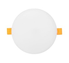 Светодиодный встраиваемый даунлайт безрамочный ДВО 1106 круглый 18Вт 6500K IP20 LUMA  DLL-1106-R-18-6500  EKF