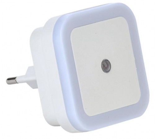 Светильник-ночник 018 квадрат датчик осв. 220В  LDNN8-018-SQ-P-00-S-K01  IEK