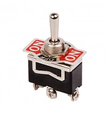 Тумблер 250V 15А (3c) ON-OFF-ON однополюсный (KN-103) Индивидуальная упаковка 1 шт  36-4112-1  REXANT